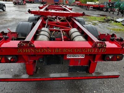 2017 Dennison Triaxle Sliding Skeletal Trailer - 7