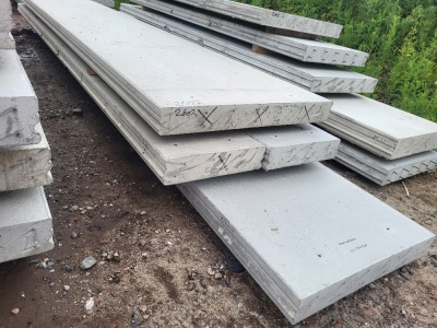 4x Concrete Panels