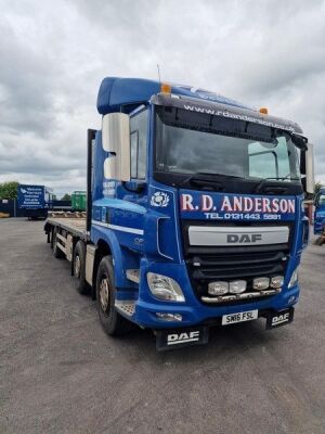 2016 DAF CF440 8x2 Rear Steer Cheese Wedge Rigid