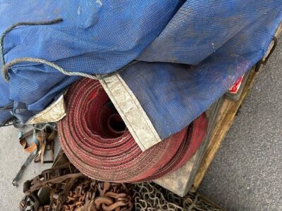 Pallet of Jack Leg Pads, Straps & Sheets - 3