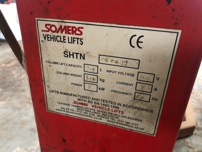 2012 Somers Series IV 4 Post Vehicle Lift System - 8