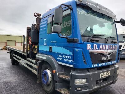 2014 MAN TGM 18 250 4x2 Crane Flat