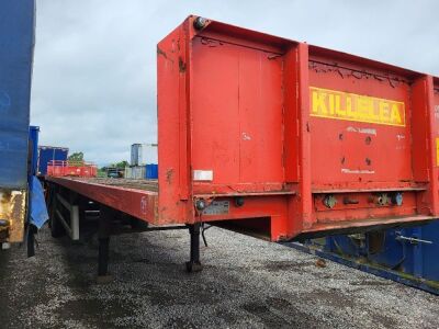 2001 Lawson David 45ft Triaxle Flat Trailer