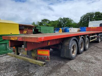 2001 Lawson David 45ft Triaxle Flat Trailer - 3