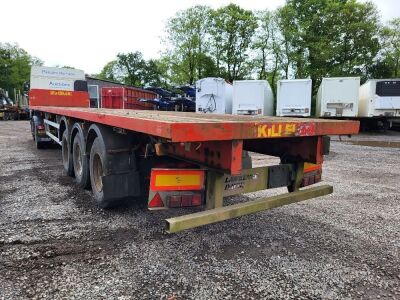 2001 Lawson David 45ft Triaxle Flat Trailer - 4