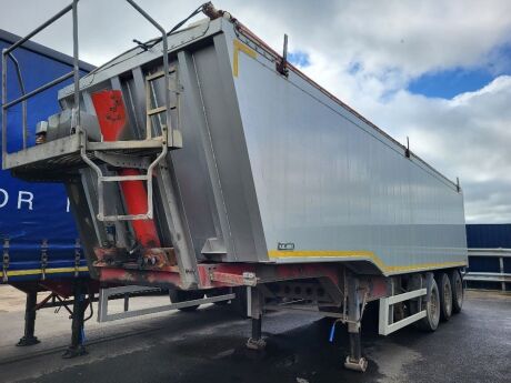 2013 Kelberg Triaxle Alloy Body Tipping Trailer