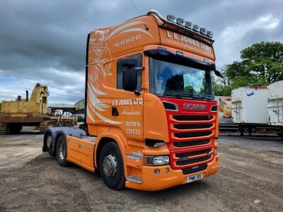 2016 Scania R520 V8 6x2 Rear Lift Tractor Unit