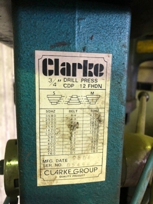 Clarke Pillar Drill - 5