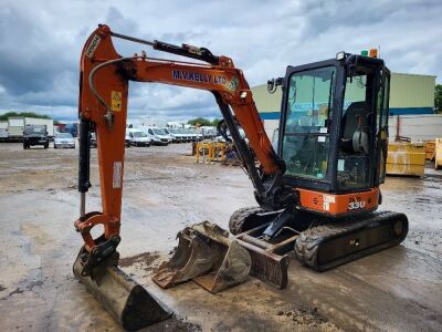 2021 Hitachi ZX33U-6 CLR Mini Digger