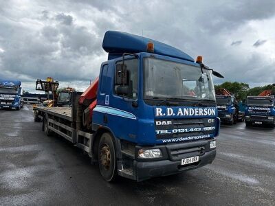 2004 DAF CF65.220 4x2 Crane Flat