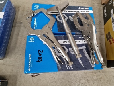 2x 3pc Welding Clamps