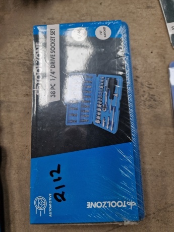 3pc ¼" Socket Set