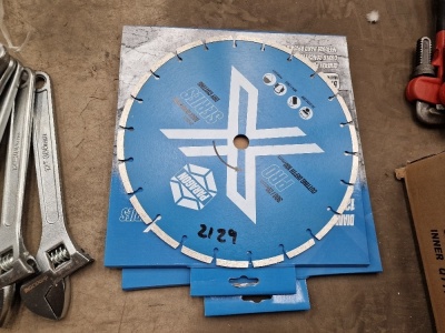 2x 12" Diamond Discs