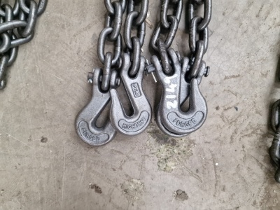 2x 4m Lashing Chains 10mm Thick - 2