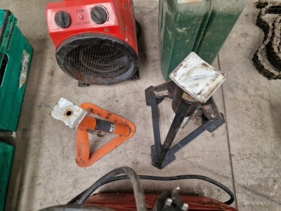 Welder, Heater, Axle Stands and Jerry Can - 3