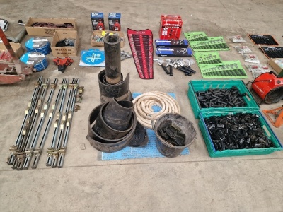 Qty of Belts, Steel Brackets, Plastic Ends, Grips etc