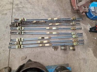 Qty of Belts, Steel Brackets, Plastic Ends, Grips etc - 2