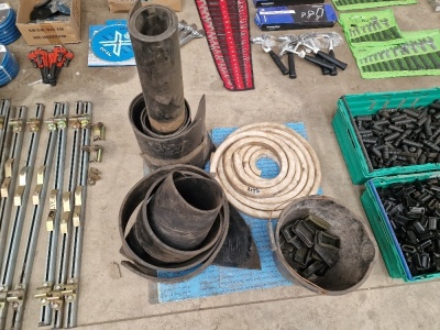 Qty of Belts, Steel Brackets, Plastic Ends, Grips etc - 3
