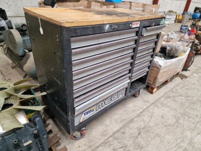 Sonic Tool Box on Castors