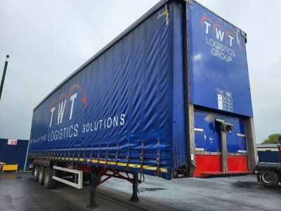 2015 Montracon Triaxle Curtainsider Trailer