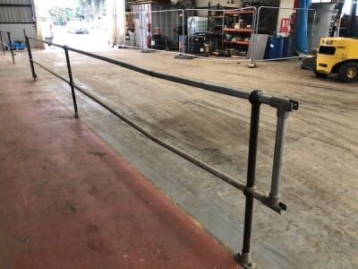 Approximately 70M of Safety Railing  - 8