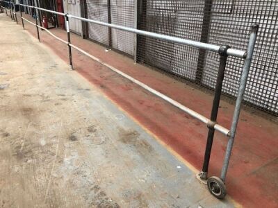 Approximately 70M of Safety Railing  - 10