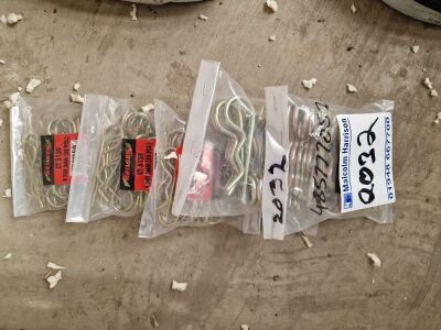 5x Bags of R Clips - 5mm & 3mm