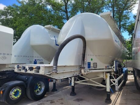 2018 Feldbinder 40m³ Triaxle 2 Pot Belly Tank Trailer