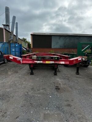 2015 Dennison Triaxle Sliding Skeletal Trailer - 2