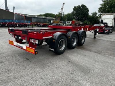 2020 Krone Triaxle Sliding Skeletal Trailer - 4