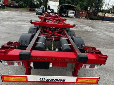 2020 Krone Triaxle Sliding Skeletal Trailer - 7