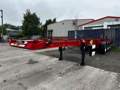 2020 Krone Triaxle Sliding Skeletal Trailer