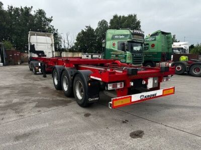 2020 Krone Triaxle Sliding Skeletal Trailer - 3