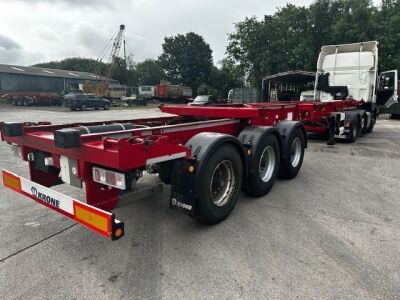 2020 Krone Triaxle Sliding Skeletal Trailer - 4