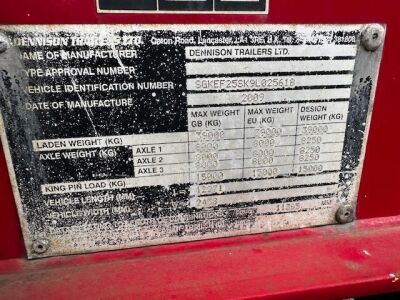 2010 Dennison Triaxle Sliding Skeletal Trailer - 14