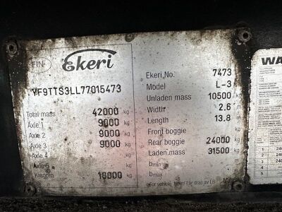 2007 Ekeri Triaxle Fridge Trailer - 18