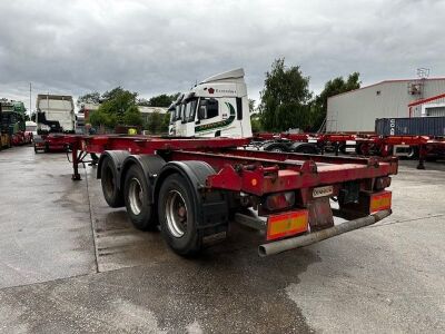 2009 Dennison Triaxle Sliding Skeletal Trailer - 4