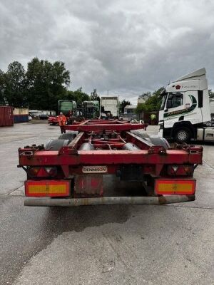2009 Dennison Triaxle Sliding Skeletal Trailer - 5