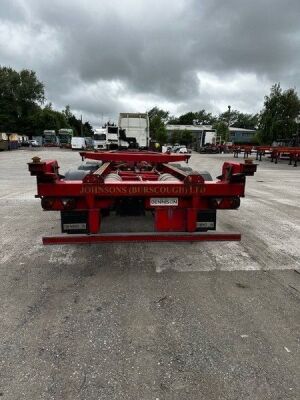 2014 Dennison Triaxle Sliding Skeletal Trailer - 3