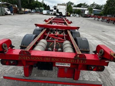 2014 Dennison Triaxle Sliding Skeletal Trailer - 5