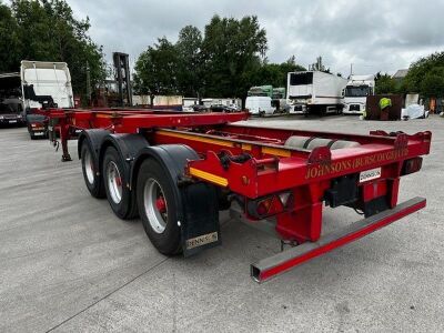 2014 Dennison Triaxle Sliding Skeletal Trailer - 4