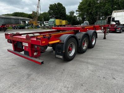 2014 Dennison Triaxle Sliding Skeletal Trailer - 6