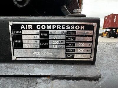 2019 LTS CT00408 200ltr Petrol Air Compressor - 3