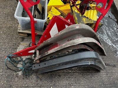 Pallet of Brackets & Wheel Chocks  - 2