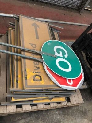 8 Pallets of Various Road Signs - 8