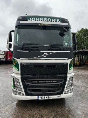 2016 Volvo FH500 XL Globetrotter 6x2 Midlift Tractor Unit - 2