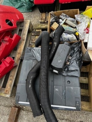 Scania Night Heater, Fridge & Box of Spares