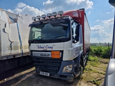 2016 DAF CF310 4x2 Curtainside Rigid