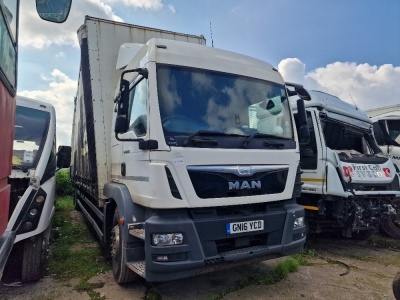 2016 MAN TGM 18 250 4x2 Curtainside Rigid