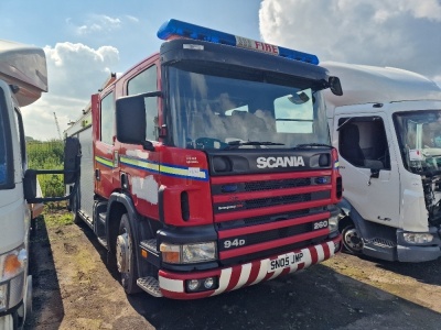 2005 Scania P94D 260 Crew Cab 4x2 Fire Appliance 